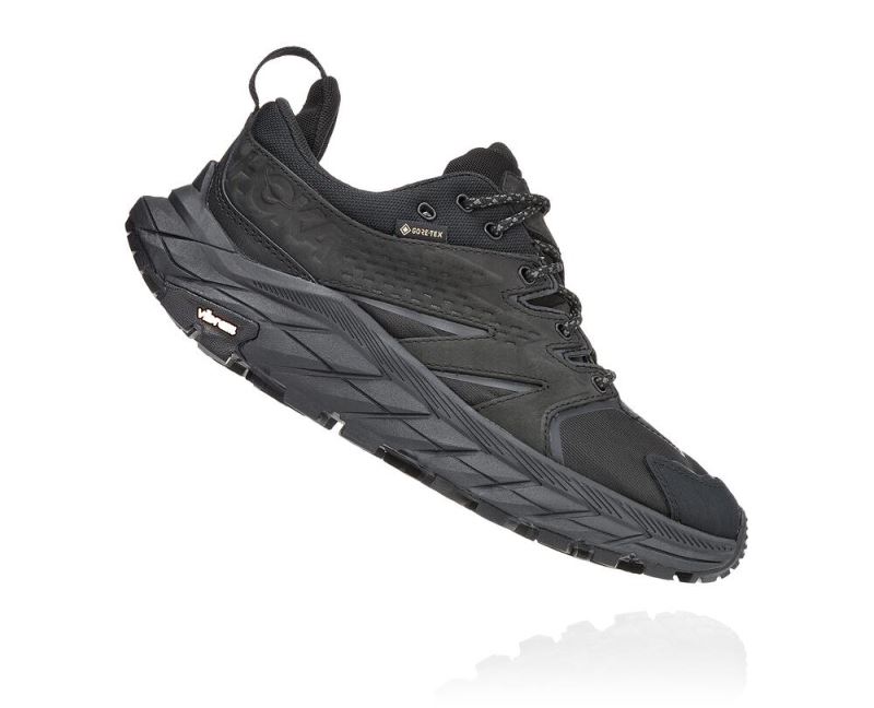 Hoka One One Anacapa Low GORE-TEX - Sapatos Ortopédicos Homem Pretas / Pretas | PT-Lo9NoV3